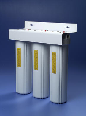 TS20W - Three HVH20 water filter housings - See Applications by clicking on Picture